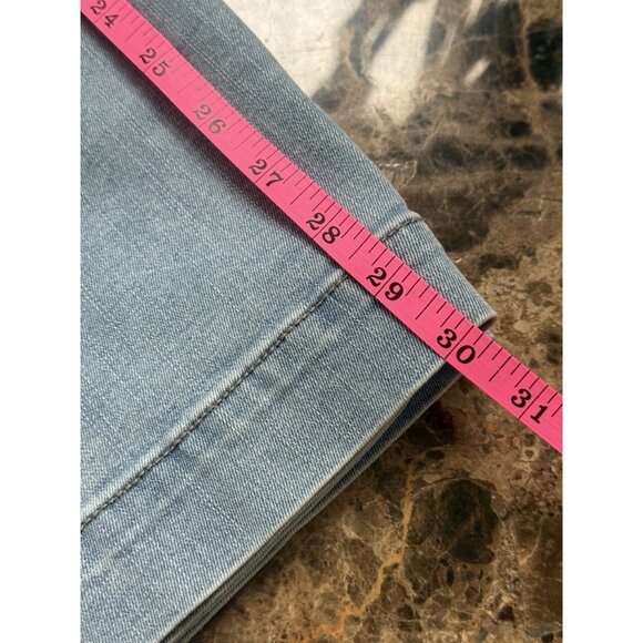 Marc New York Women's High Rise Wide Leg Jeans Light Wash Denim Stretch Sailor B - Picture 8 of 11